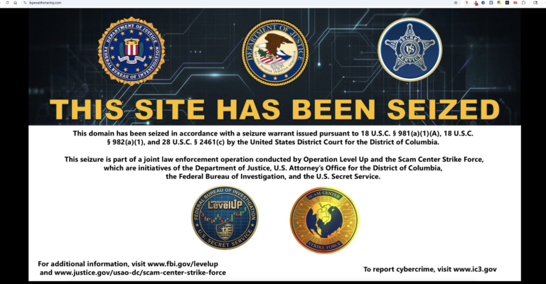 URGENT UPDATE: BG Wealth Sharing Domain Seized — What This Means